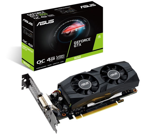 华硕发布刀版卡GTX 1650:少见自带背板
